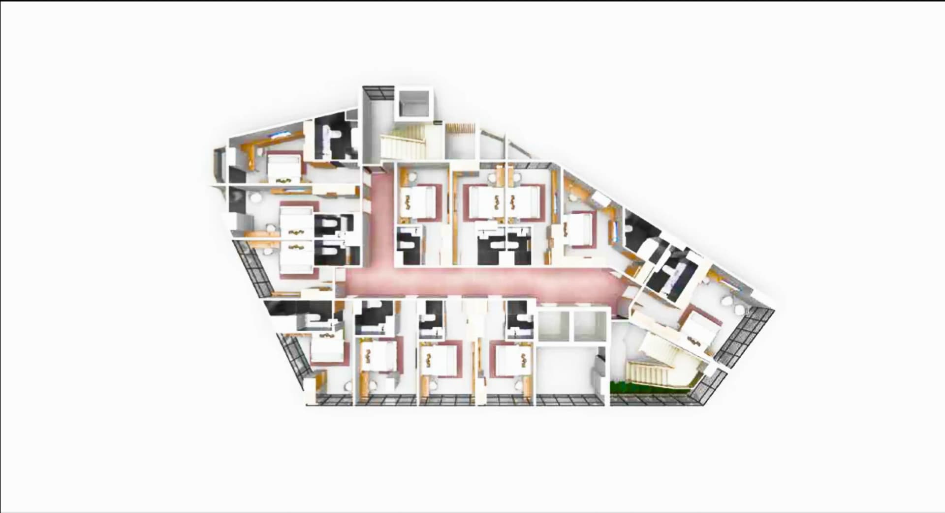 hero hotel okada HOTEL THIRD  FLOOR LAYOUT
